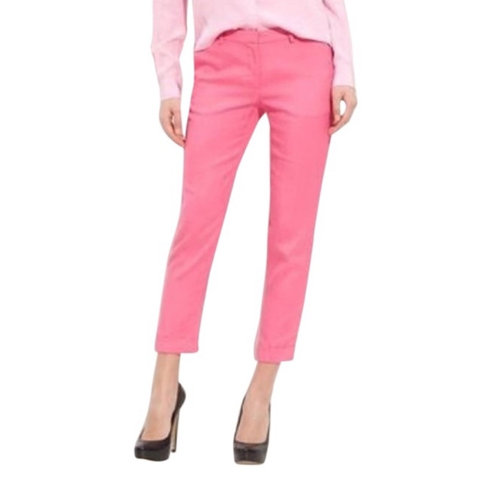 Diane Von Furstenburg | Pink Linen Pants